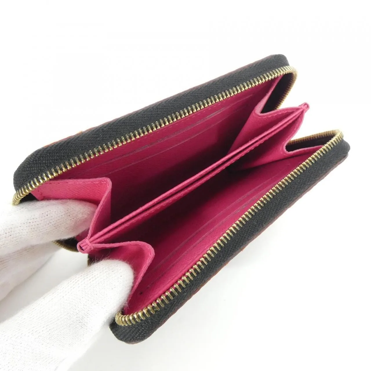 LOUIS VUITTON M93740 Coin Case Canvas Multicolor 帆布 中古品A - 縮圖 6