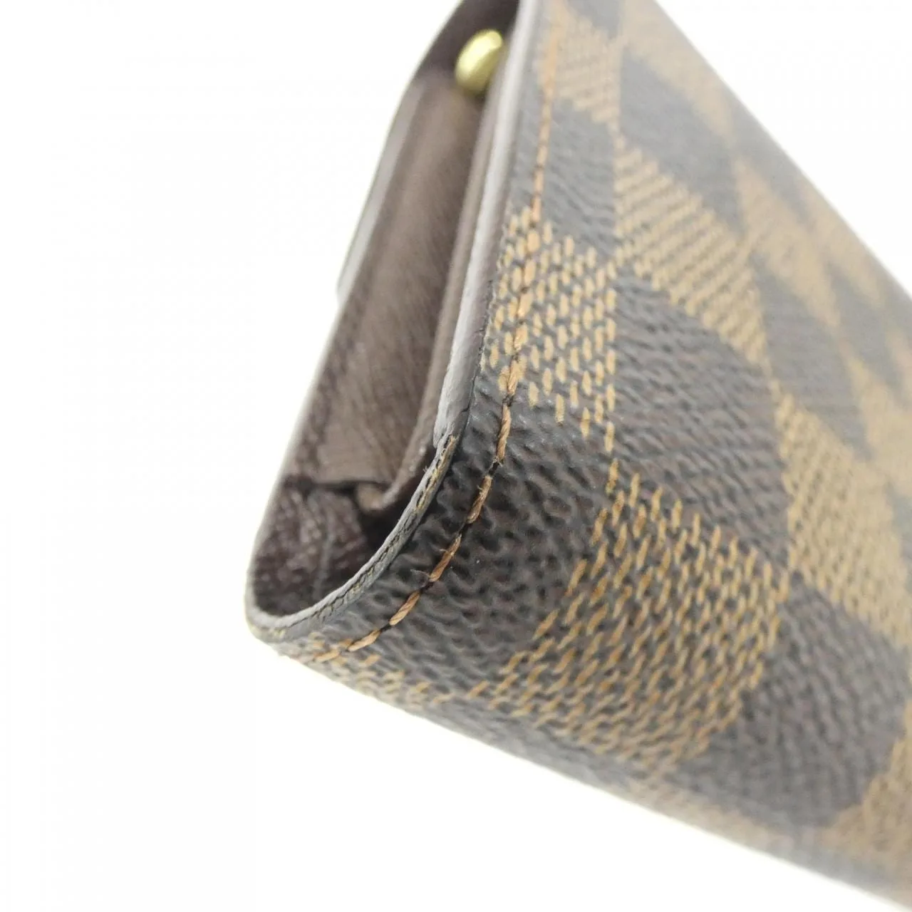 LOUIS VUITTON N63067 銀包 Damier 黑色 Damier 中古品A - 縮圖 3