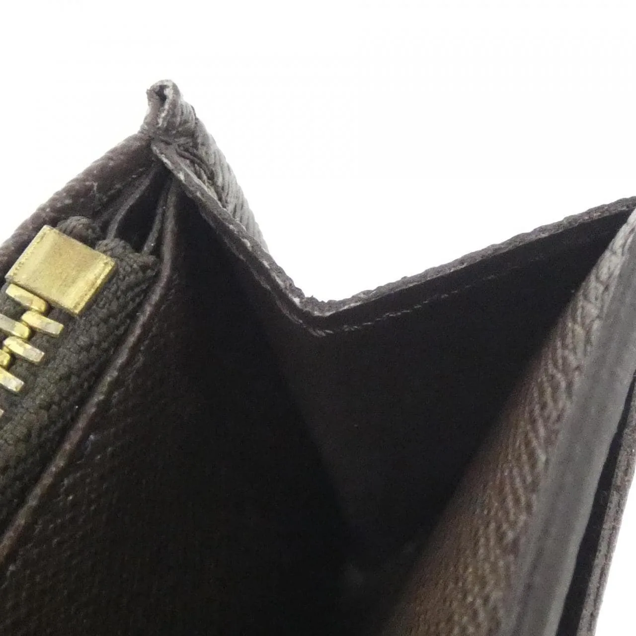 LOUIS VUITTON N63067 銀包 Damier 黑色 Damier 中古品A - 縮圖 9