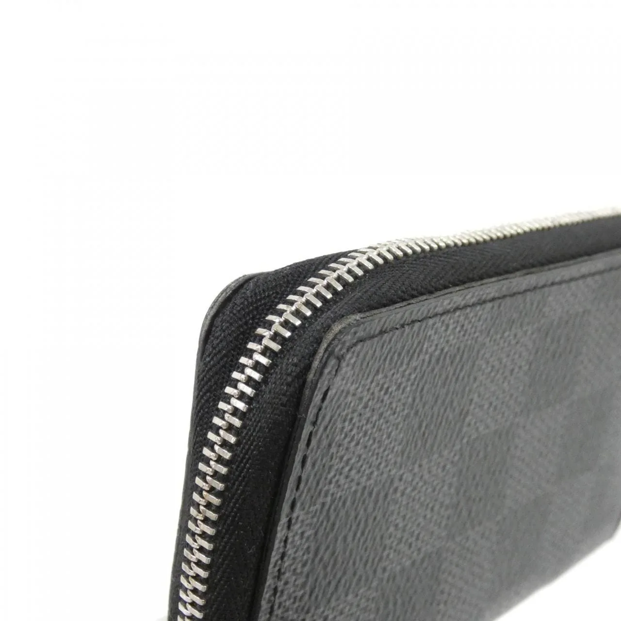 LOUIS VUITTON N63076 散紙包 Damier 黑色 Damier 中古品A - 縮圖 4