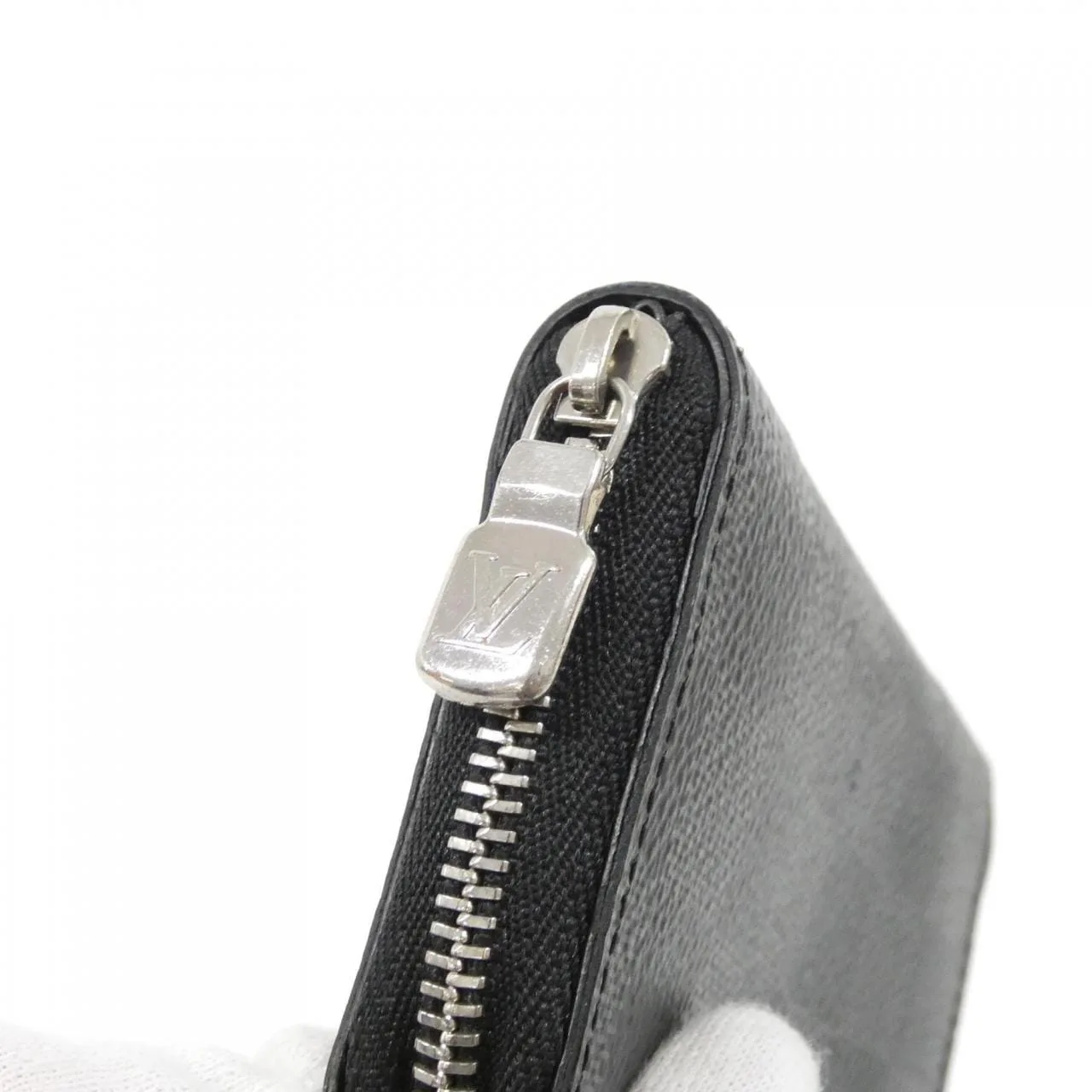 LOUIS VUITTON N63076 散紙包 Damier 黑色 Damier 中古品A - 縮圖 5