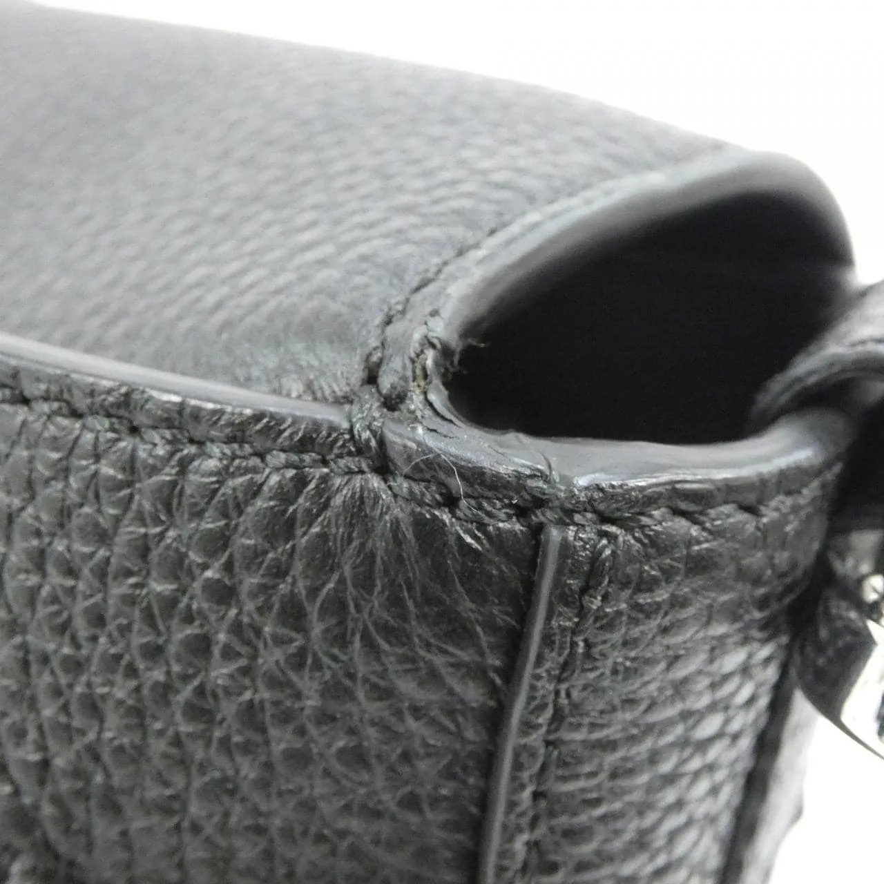 FENDI Baguette 7VA478 SFR Shoulder Leather Black Leather Rank A - Thumbnail 6