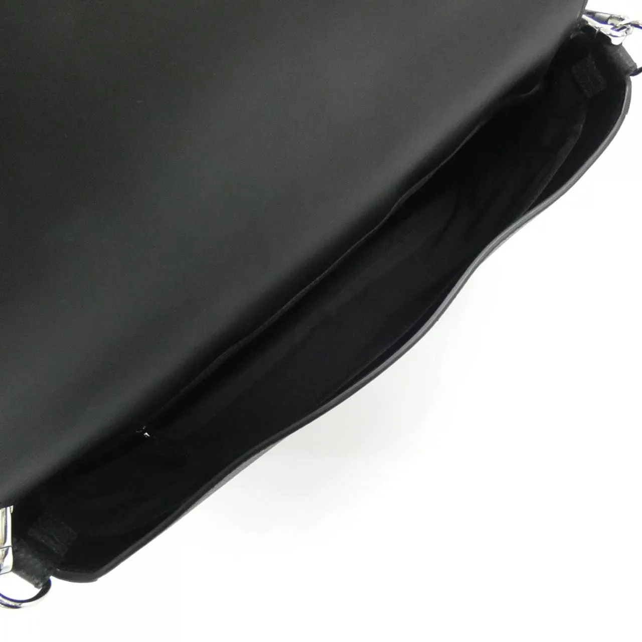 FENDI Baguette 7VA478 SFR Shoulder Leather Black Leather Rank A - Thumbnail 8