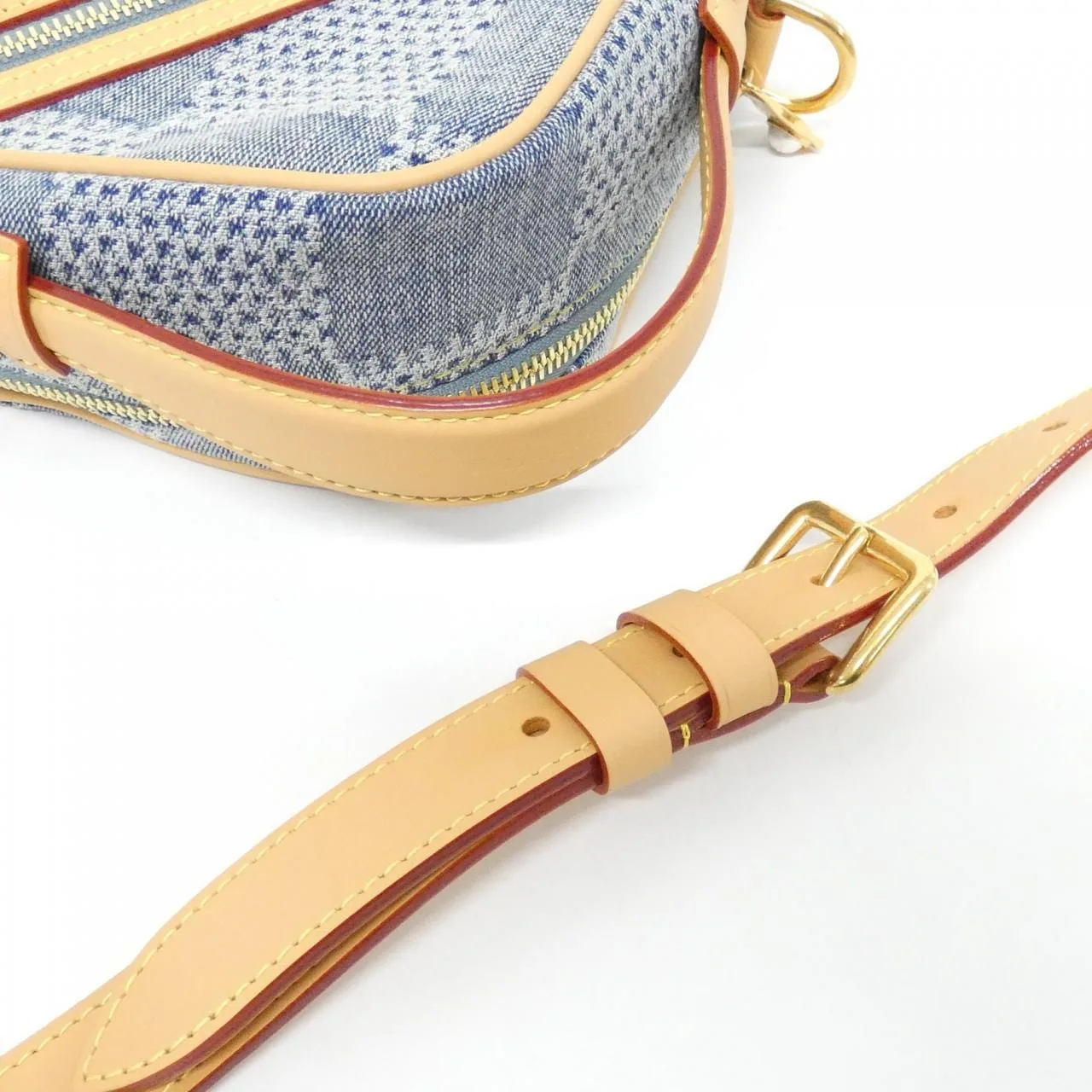 LOUIS VUITTON N40706 Shoulder Denim Blue Denim Rank A - Thumbnail 6