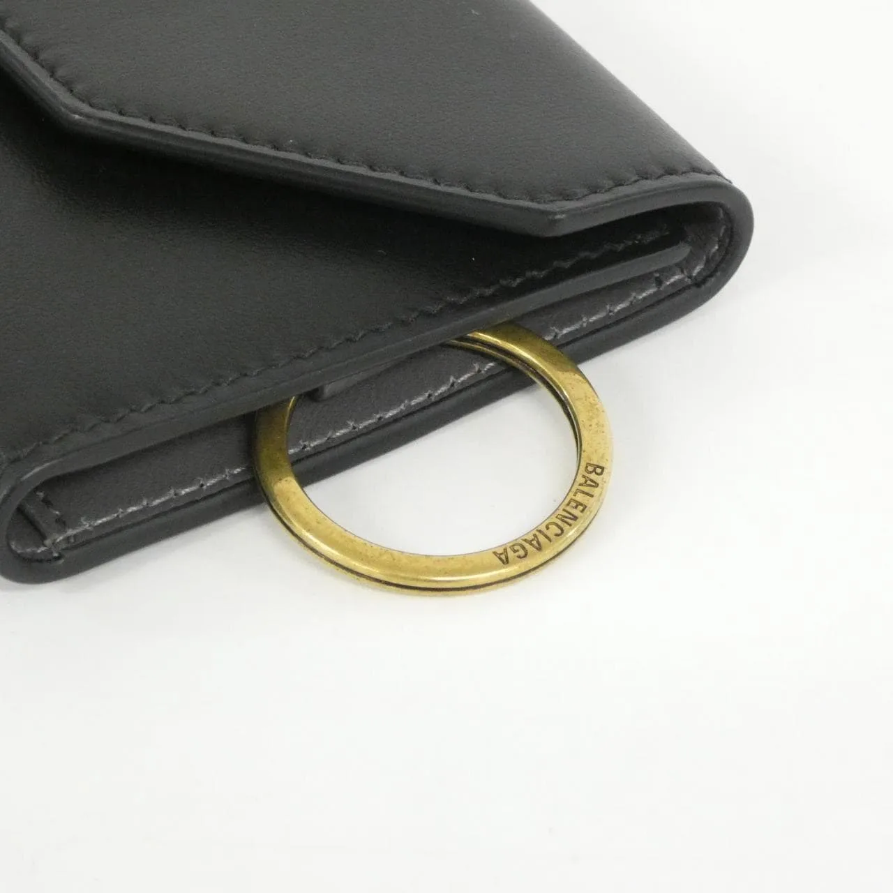 BALENCIAGA 736731 2AABY Key Case Black Rank A - Thumbnail 3