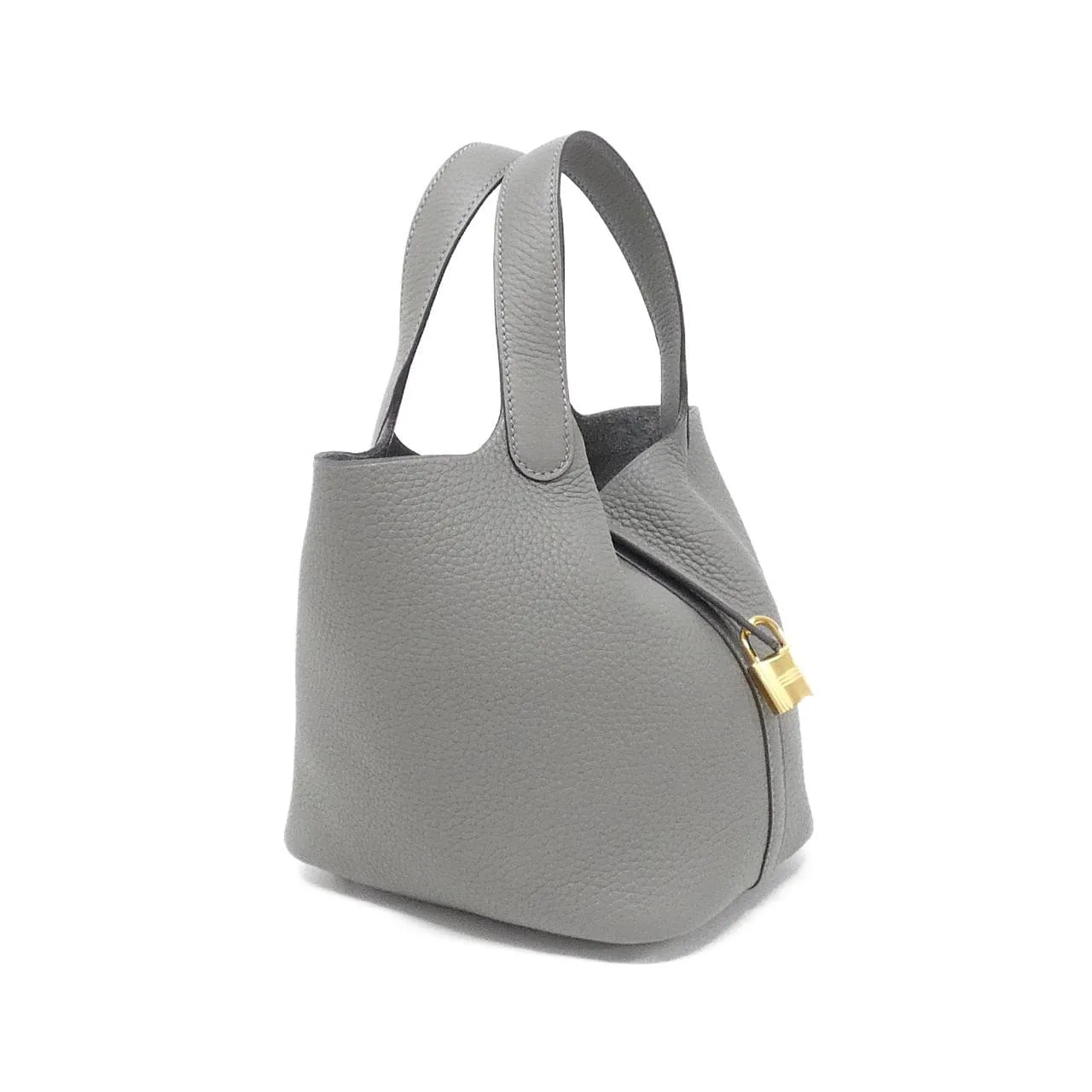 HERMES Picotin 056289CC Handbag Clemence