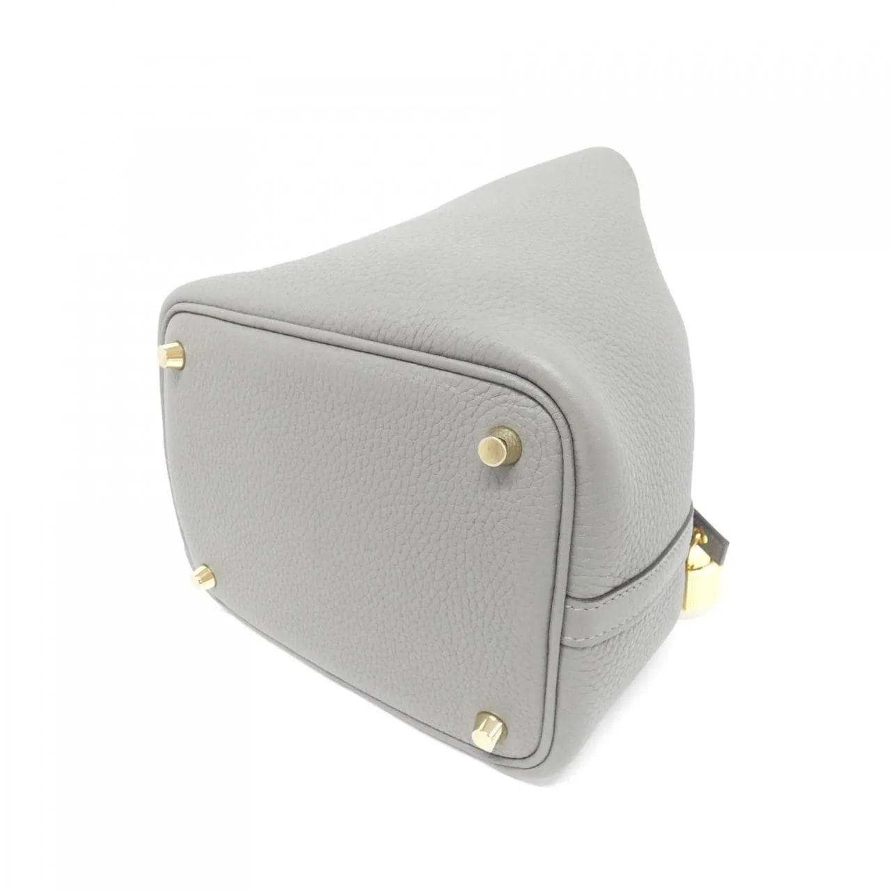 HERMES Picotin 056289CC Handbag Clemence Clemence Leather Unused - Thumbnail 2