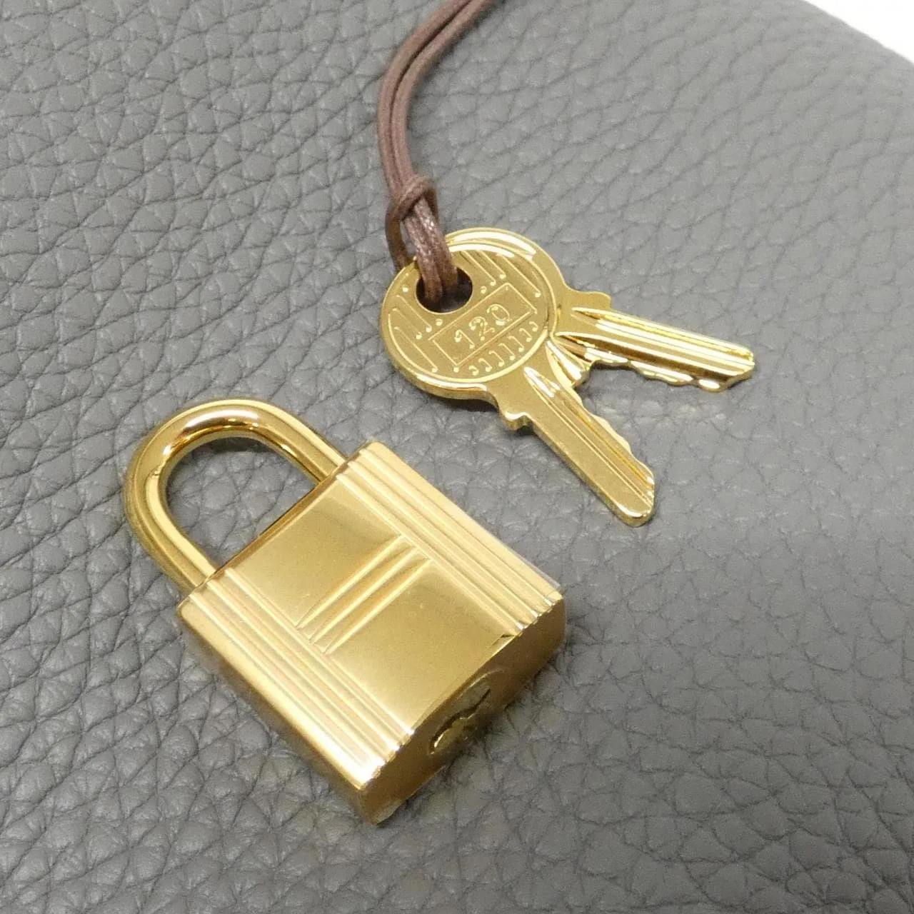 HERMES Picotin 056289CC Handbag Clemence Clemence Leather Unused - Thumbnail 3