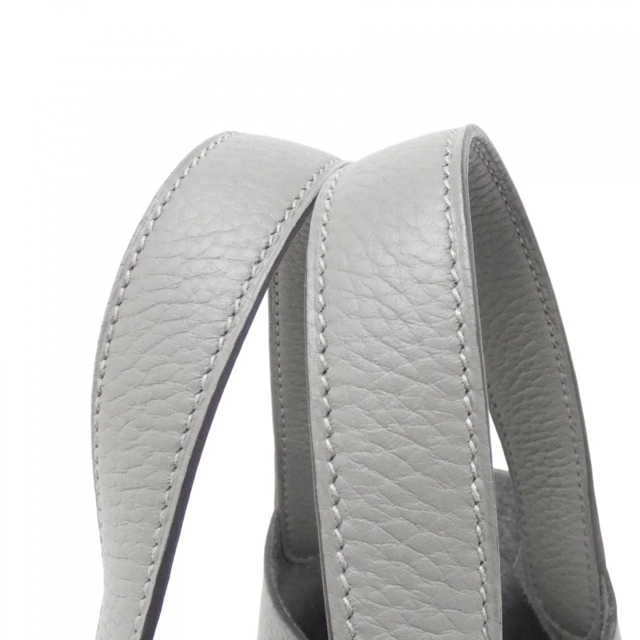 HERMES Picotin 056289CC Handbag Clemence Clemence Leather Unused - Thumbnail 4