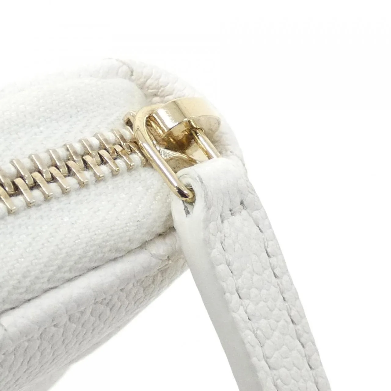 CHANEL Timeless Classic AP0216 Coin Case Grained Calfskin White Grained Calfskin Rank A - Thumbnail 8