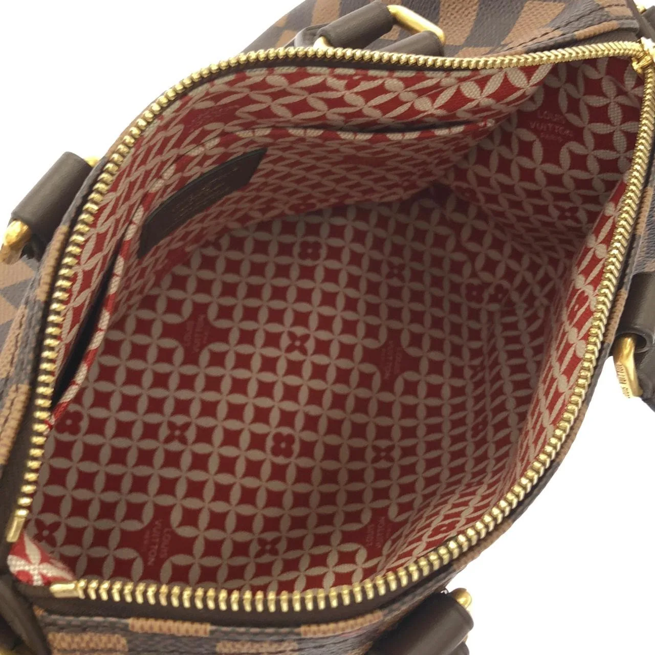 LOUIS VUITTON Speedy N40772 波士頓包 Damier 黑色 Damier 中古品A - 縮圖 6