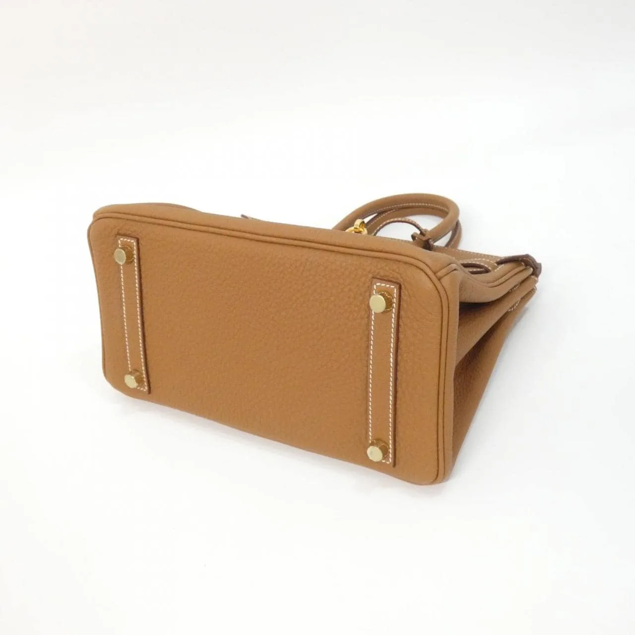 HERMES Birkin 041344CC Handbag Togo Gold Togo Leather Rank A - Thumbnail 3