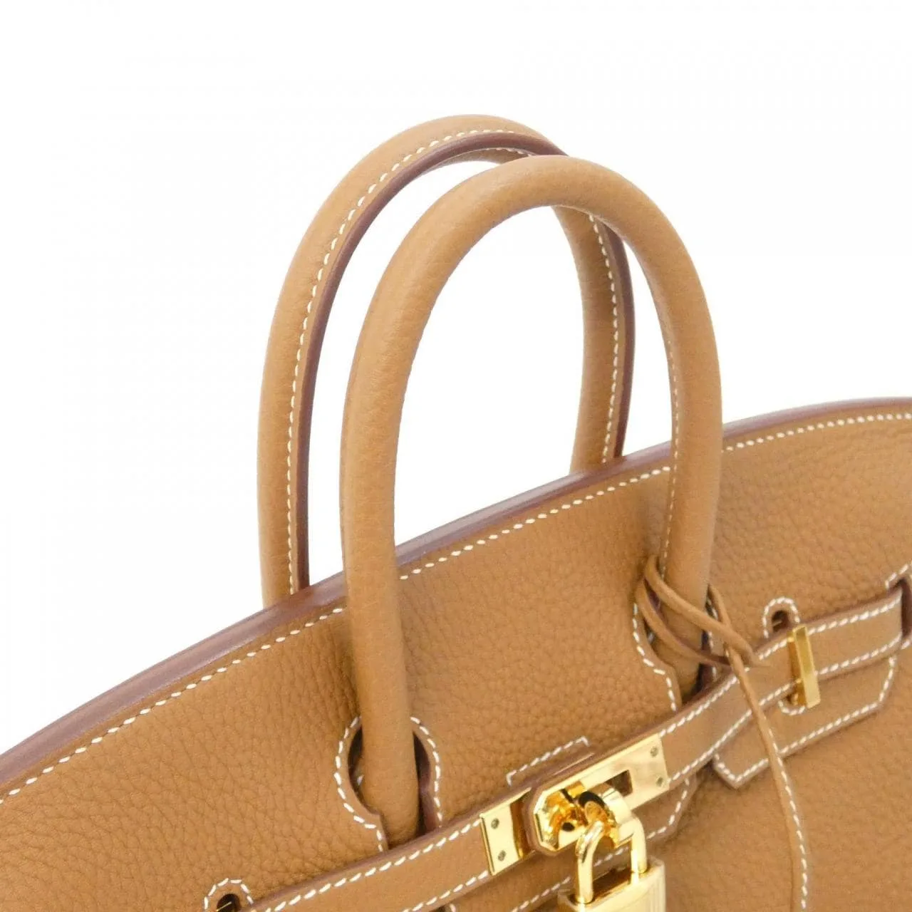HERMES Birkin 041344CC Handbag Togo Gold Togo Leather Rank A - Thumbnail 5