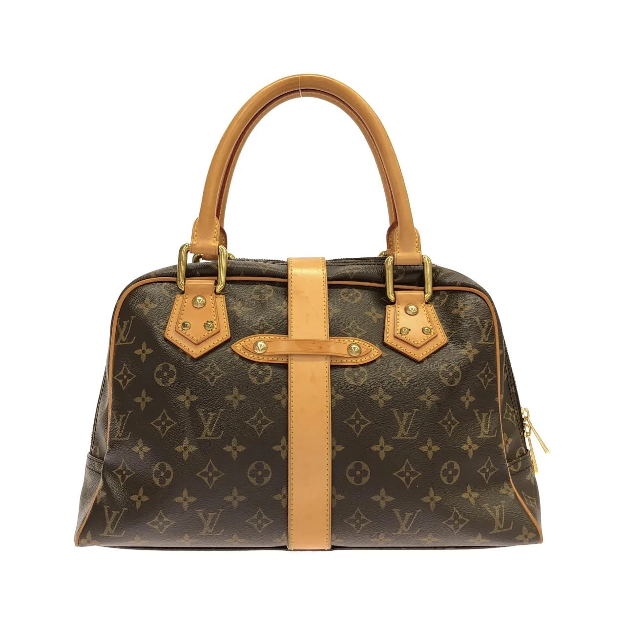 LOUIS VUITTON M40025 Handbag Monogram Black Monogram Rank B - Thumbnail 2
