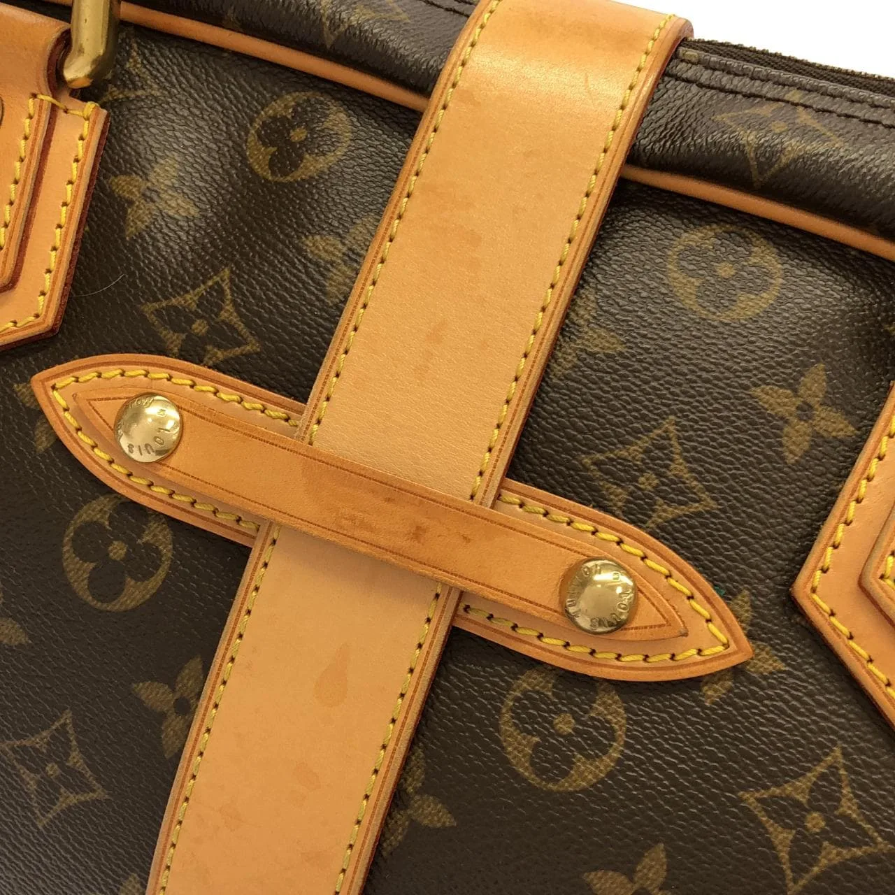 LOUIS VUITTON M40025 Handbag Monogram Black Monogram Rank B - Thumbnail 5