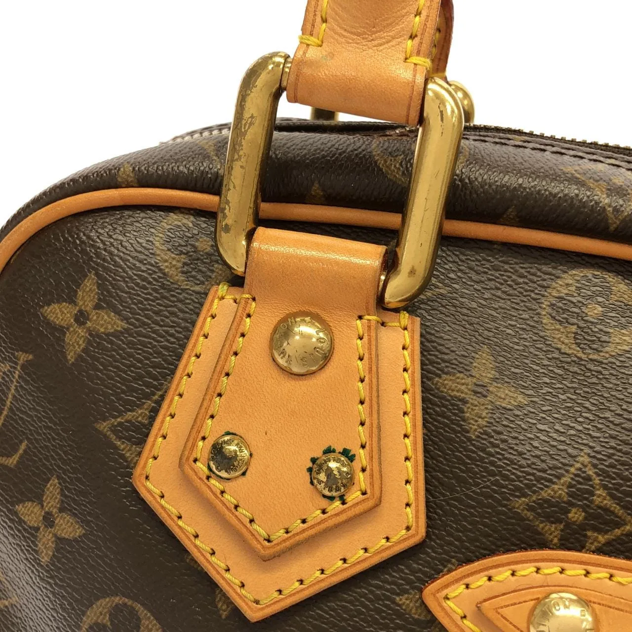 LOUIS VUITTON M40025 Handbag Monogram Black Monogram Rank B - Thumbnail 7