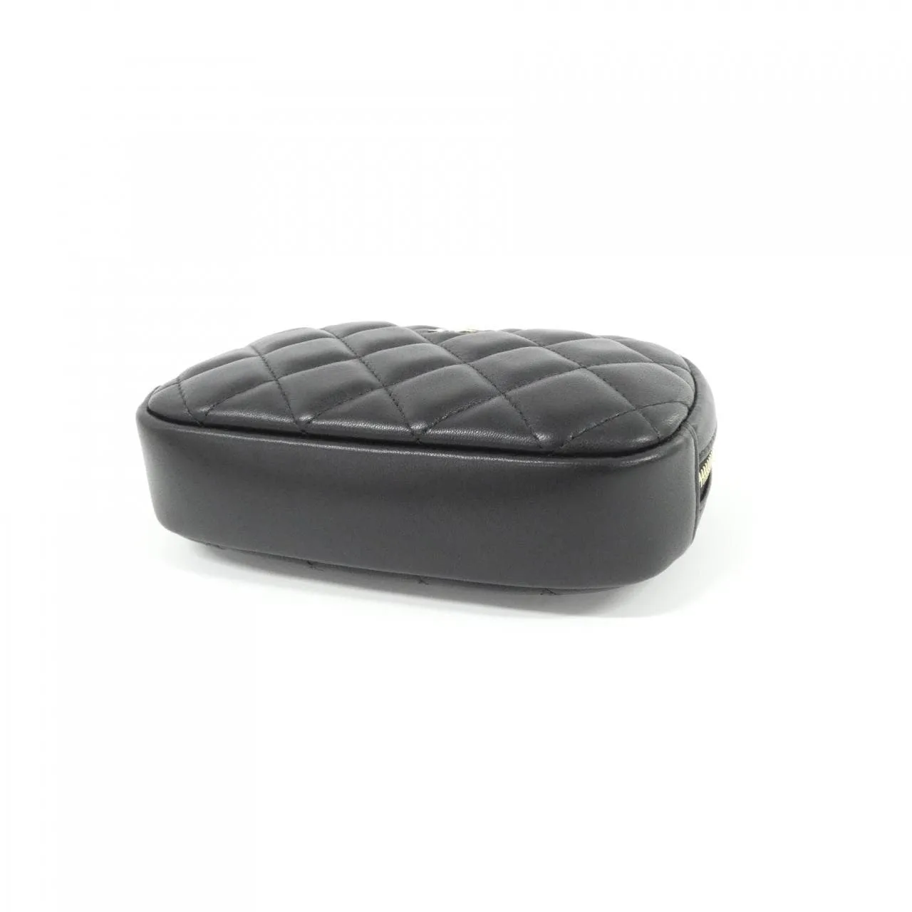 CHANEL Timeless Classic 80909 Pouch Lambskin Black Lambskin Rank A - Thumbnail 3