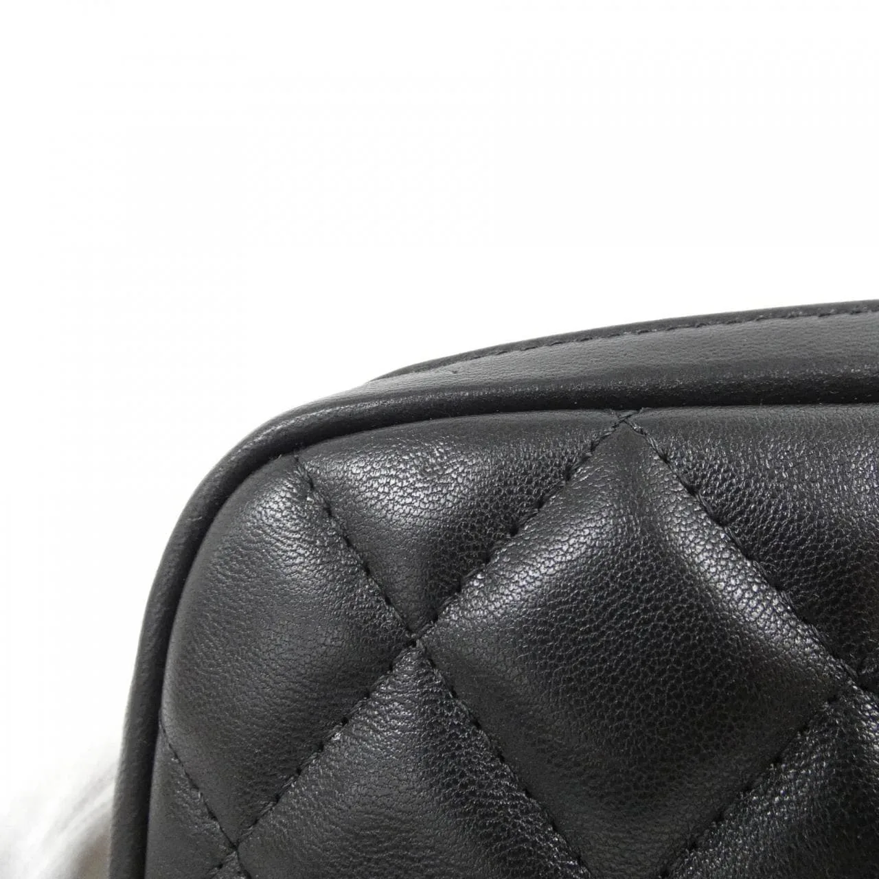 CHANEL Timeless Classic 80909 Pouch Lambskin Black Lambskin Rank A - Thumbnail 5