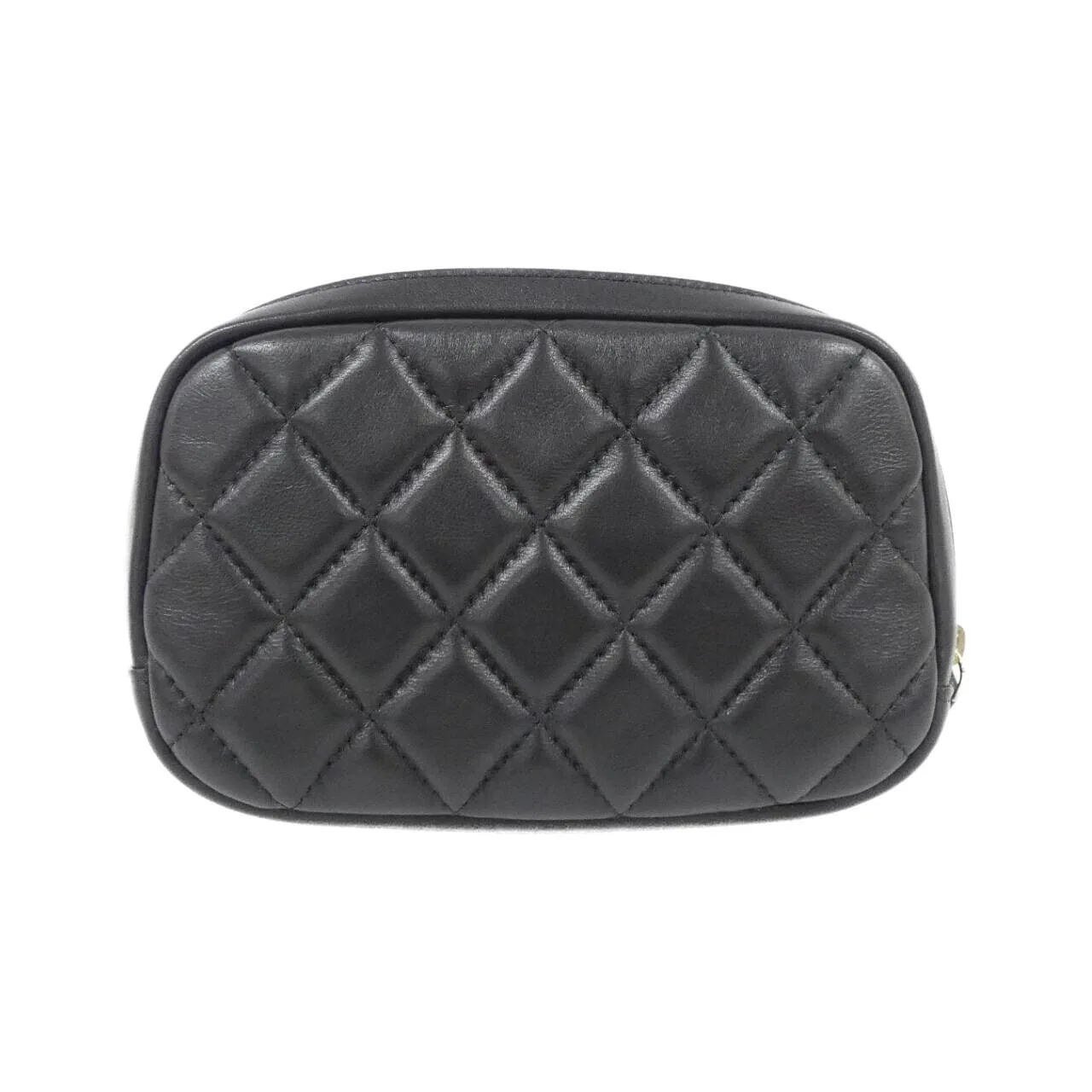 CHANEL Timeless Classic 80909 Pouch Lambskin Black Lambskin Rank A - Thumbnail 2