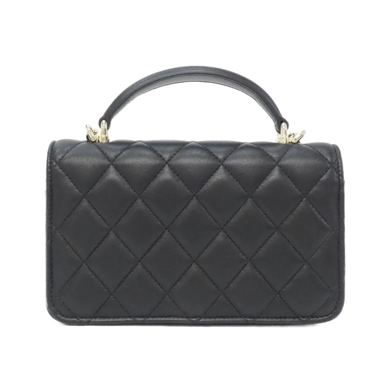 CHANEL Chanel 19 AP3226 Wallet Lambskin Black Lambskin Rank A - Thumbnail 2