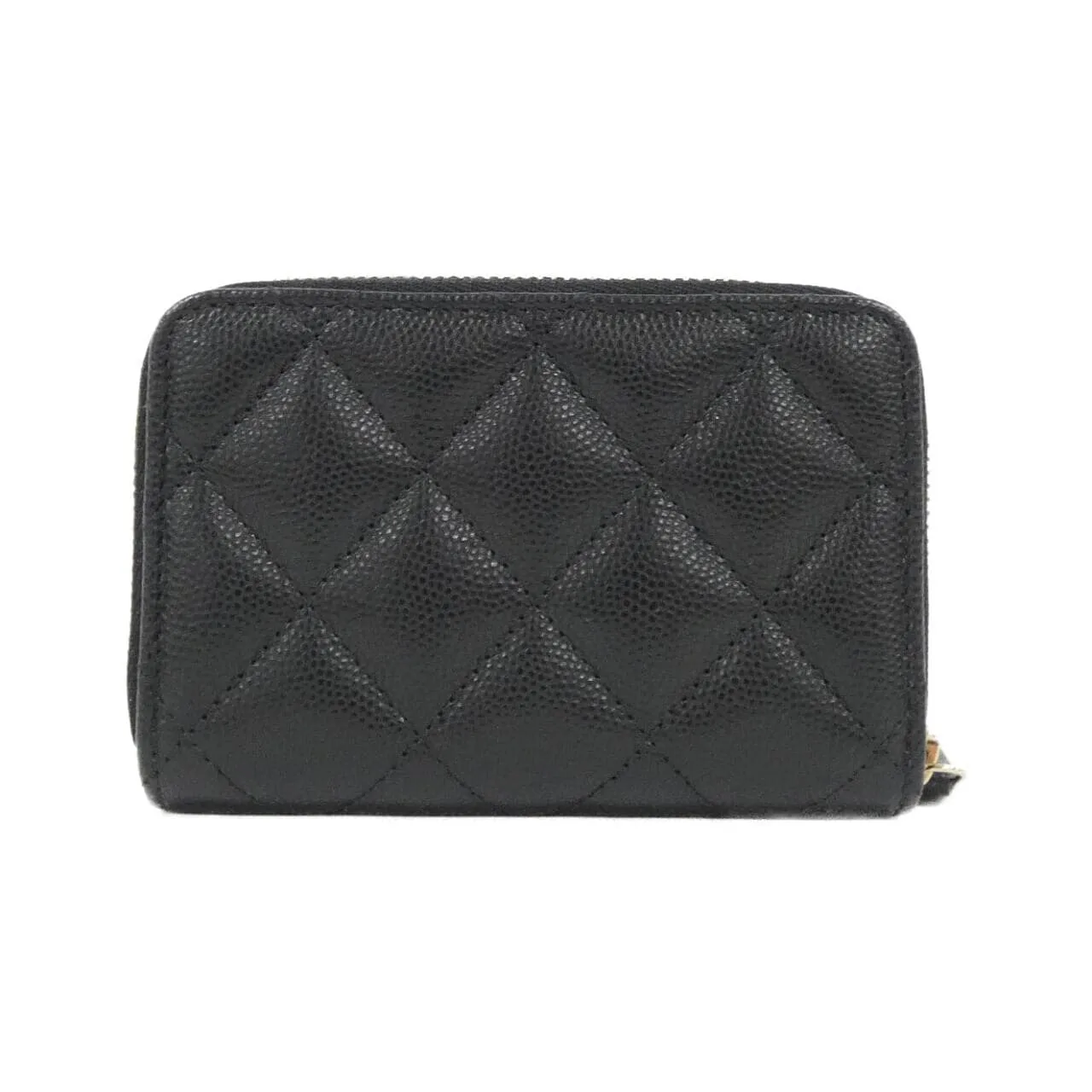 CHANEL AP4818 Coin Case Grained Calfskin Black Grained Calfskin Rank A - Thumbnail 2