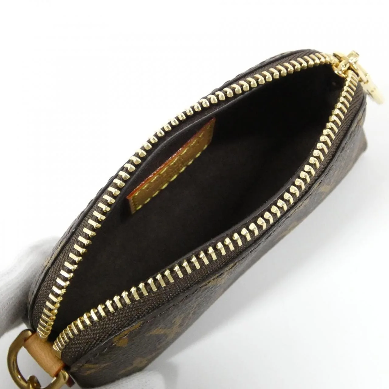 LOUIS VUITTON M25694 Pouch Monogram Black Monogram Rank A - Thumbnail 4