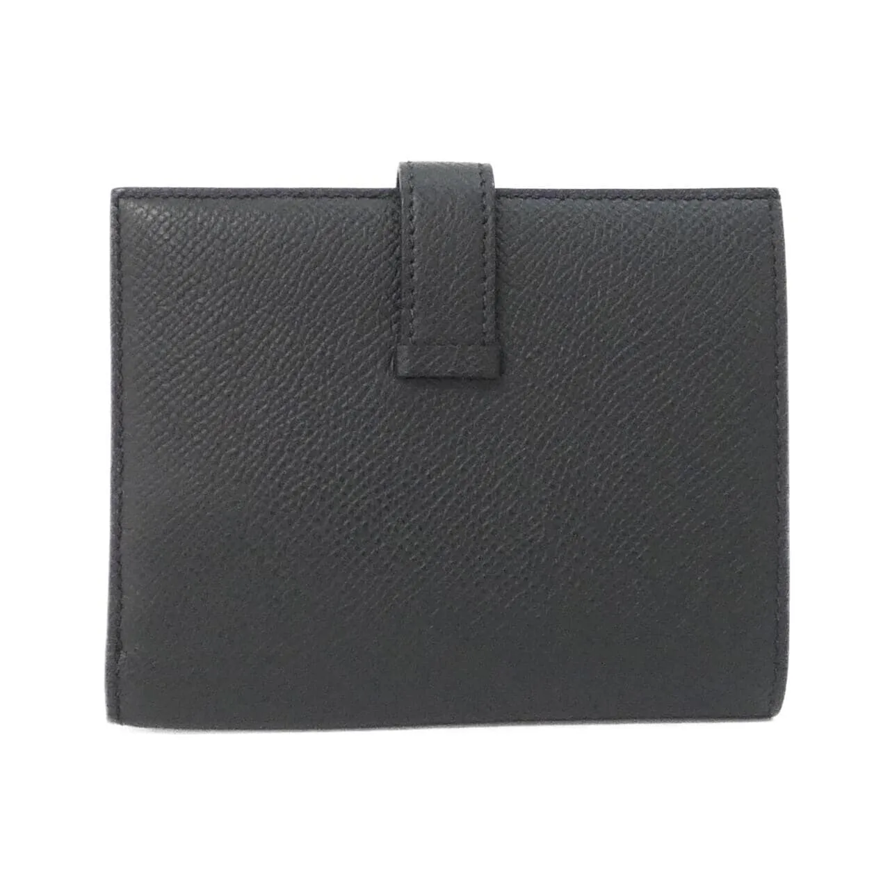 HERMES 039790CC Wallet Epsom Black Epsom Leather Rank A - Thumbnail 2