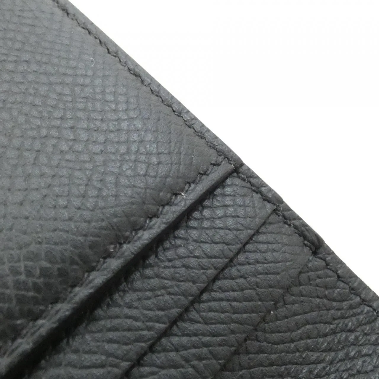 HERMES 039790CC Wallet Epsom Black Epsom Leather Rank A - Thumbnail 7