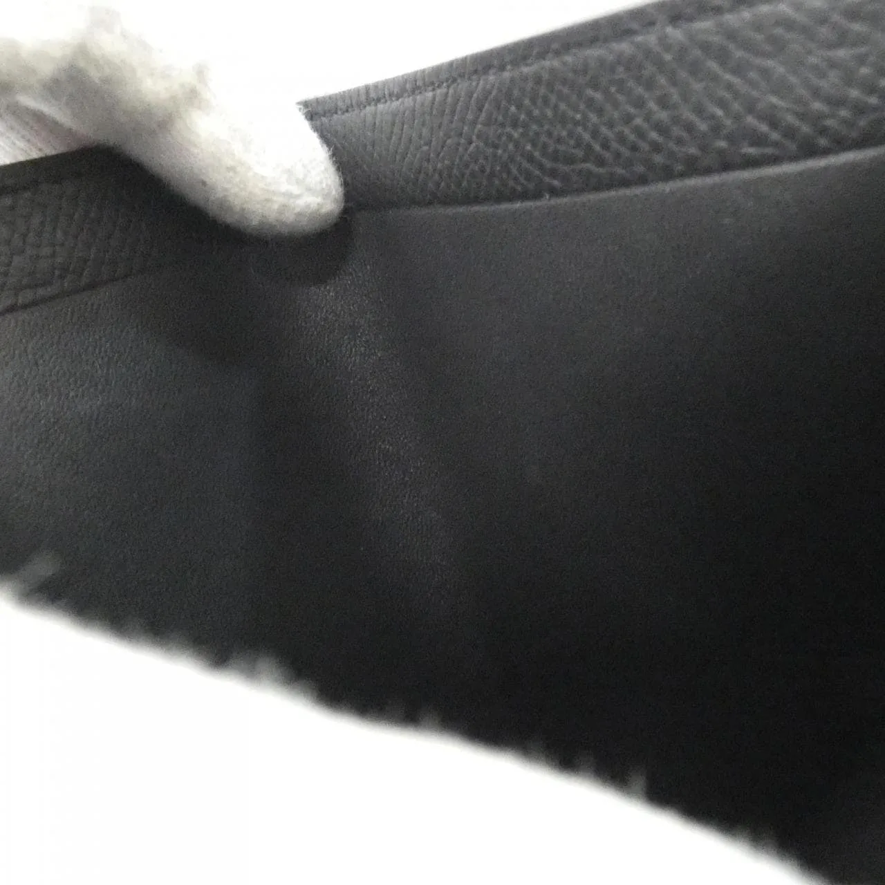 HERMES 039790CC Wallet Epsom Black Epsom Leather Rank A - Thumbnail 8