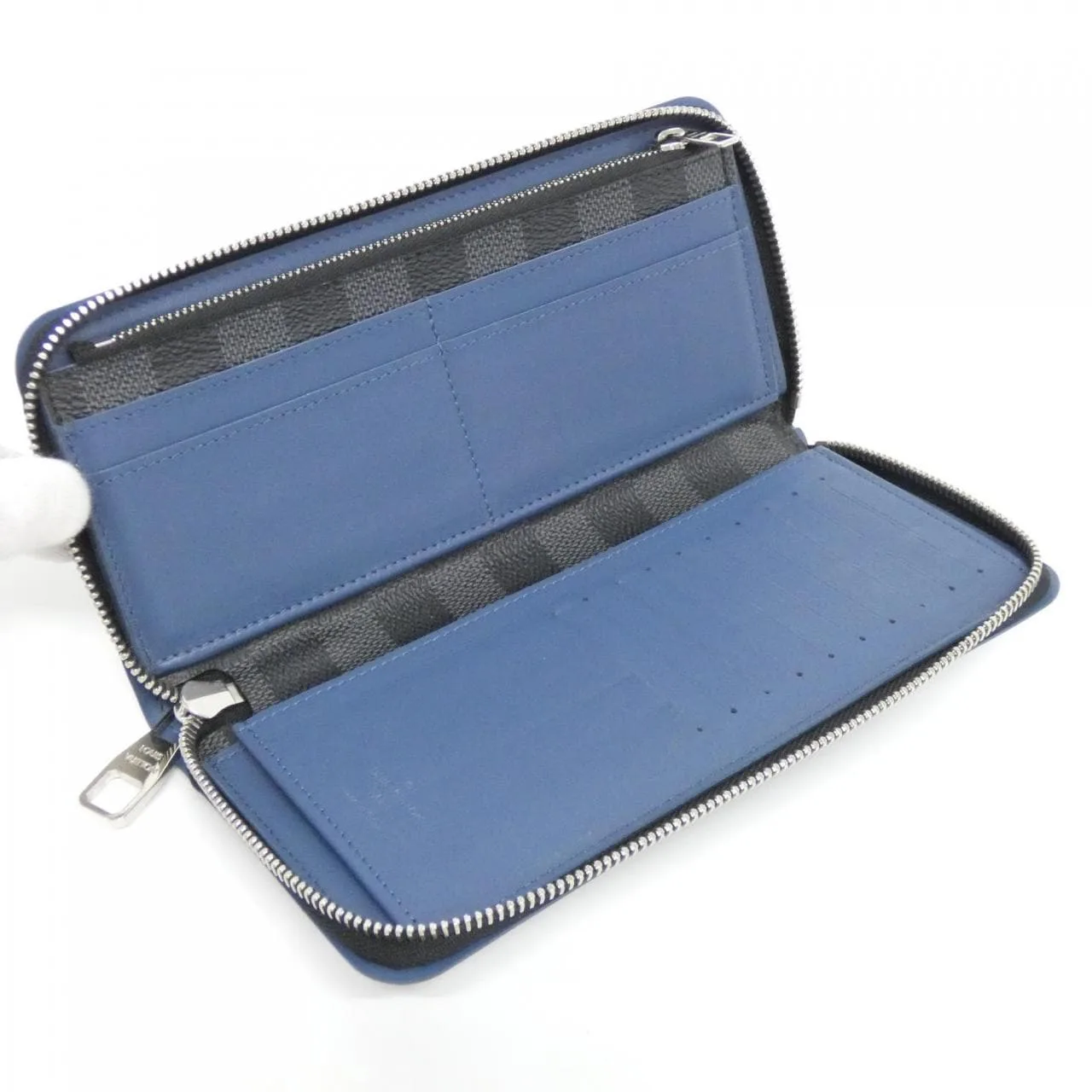 LOUIS VUITTON N63305 Wallet Damier Black Damier Rank B - Thumbnail 5