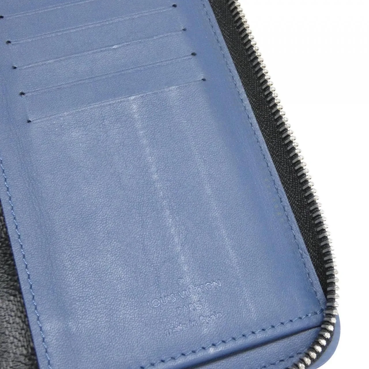LOUIS VUITTON N63305 Wallet Damier Black Damier Rank B - Thumbnail 6