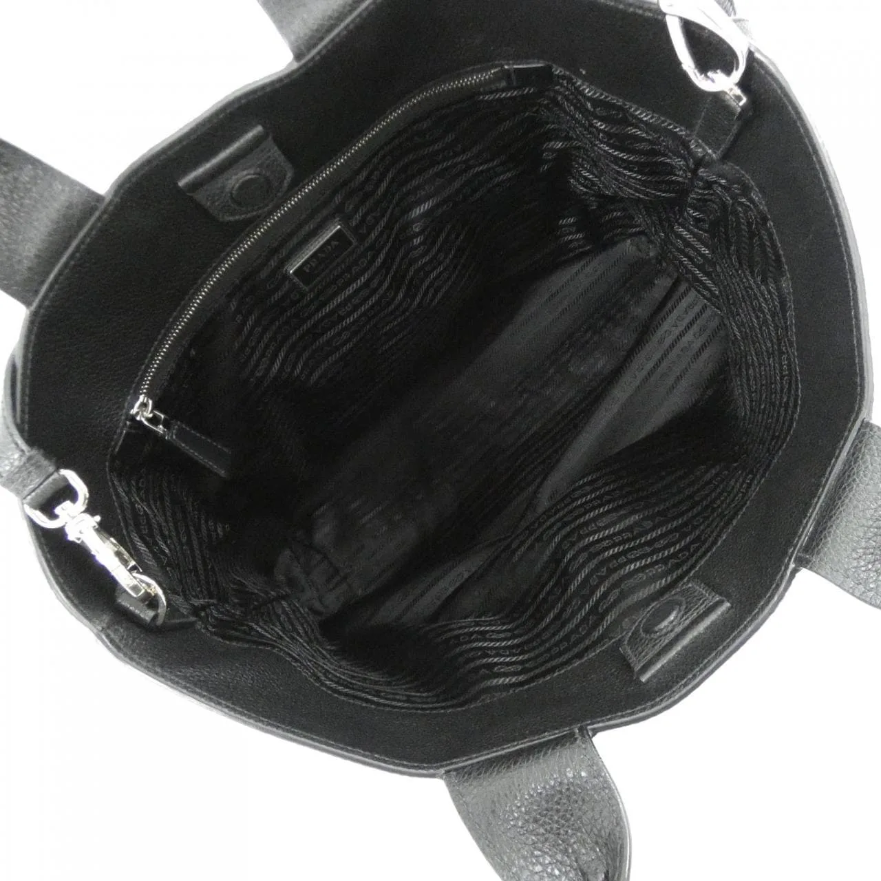 PRADA 2VG109 手提包 黑色 中古品A - 縮圖 9