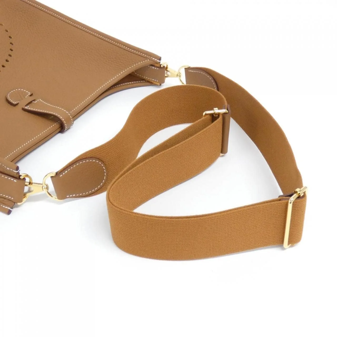 HERMES Evelyne 056277CC Shoulder Clemence Gold Clemence Leather Unused - Thumbnail 4