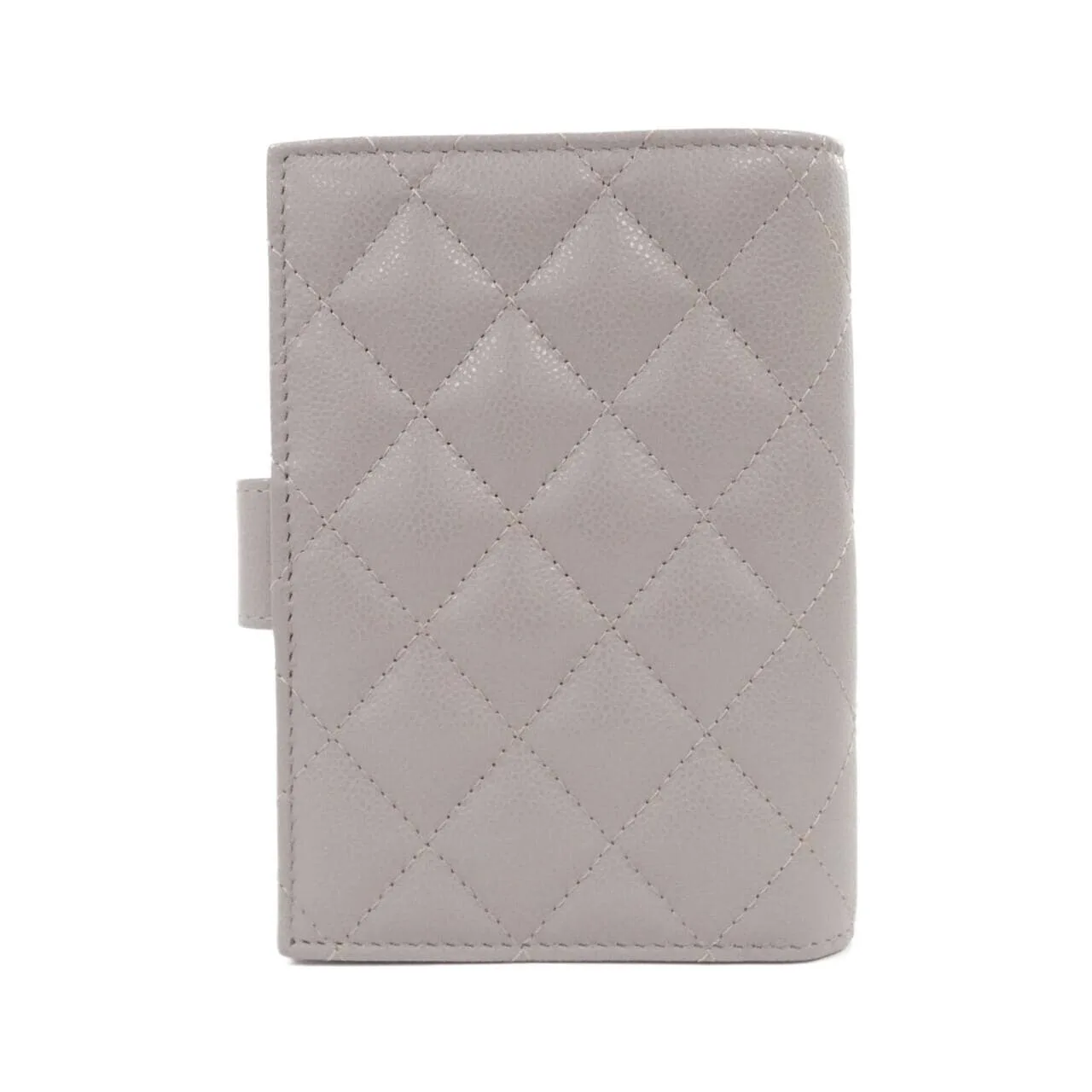 CHANEL Timeless Classic AP3791 Passport Case Grained Calfskin Grey Grained Calfskin Unused - Thumbnail 2