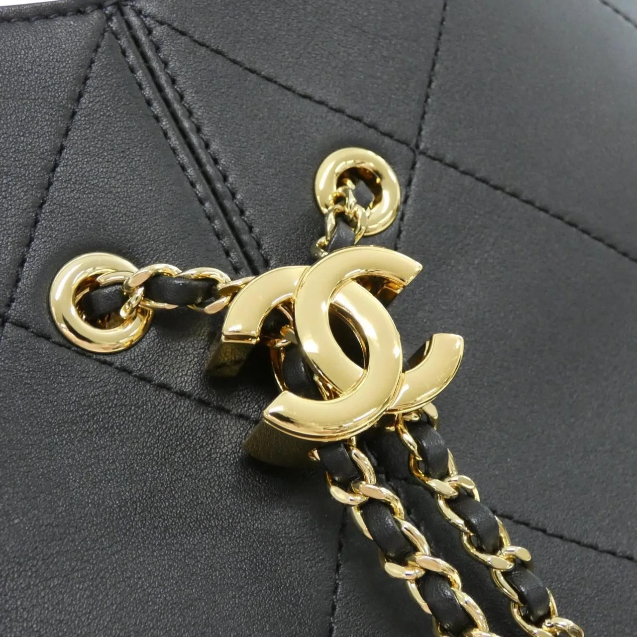 CHANEL AS6108 手提包 黑色 未使用品 - 縮圖 4