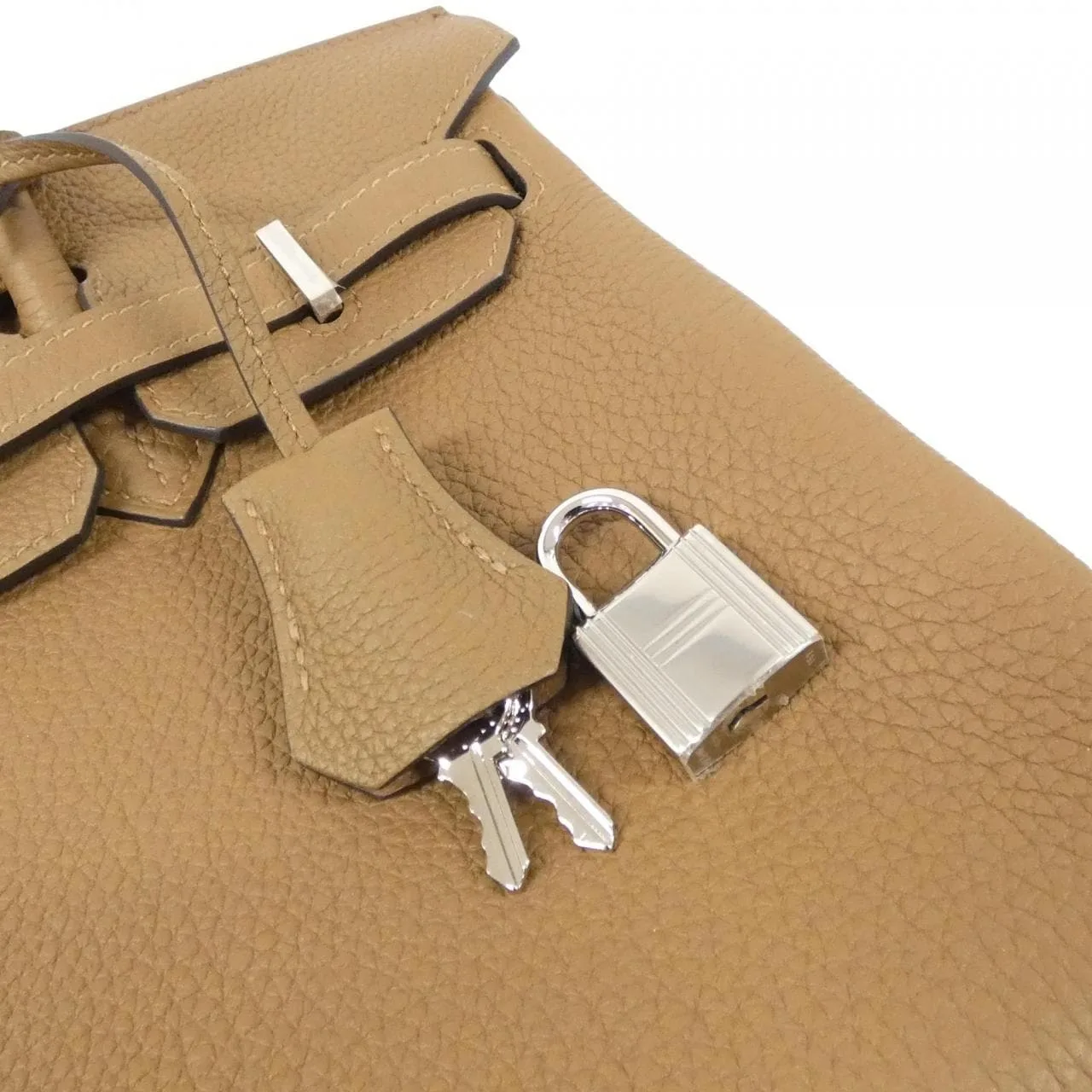 HERMES Birkin 041344CK Handbag Togo Togo Leather Unused - Thumbnail 4