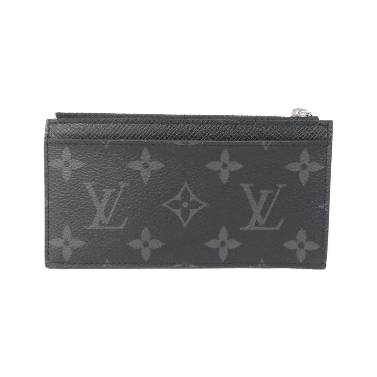 LOUIS VUITTON M30271 Coin Case Canvas 黑色 帆布 中古品A - 縮圖 2