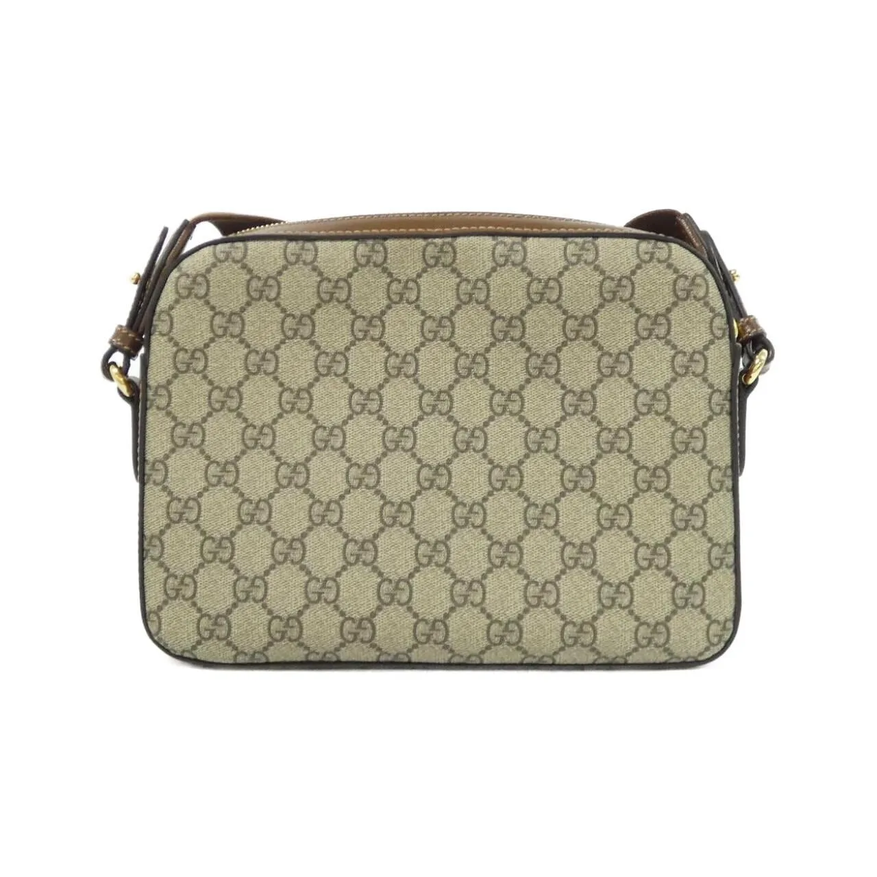 GUCCI Bamboo 675891 92THG 肩背包 帆布 黑色 帆布 中古品A - 縮圖 2