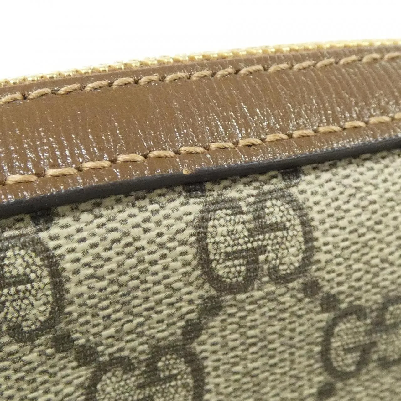 GUCCI Bamboo 675891 92THG 肩背包 帆布 黑色 帆布 中古品A - 縮圖 7