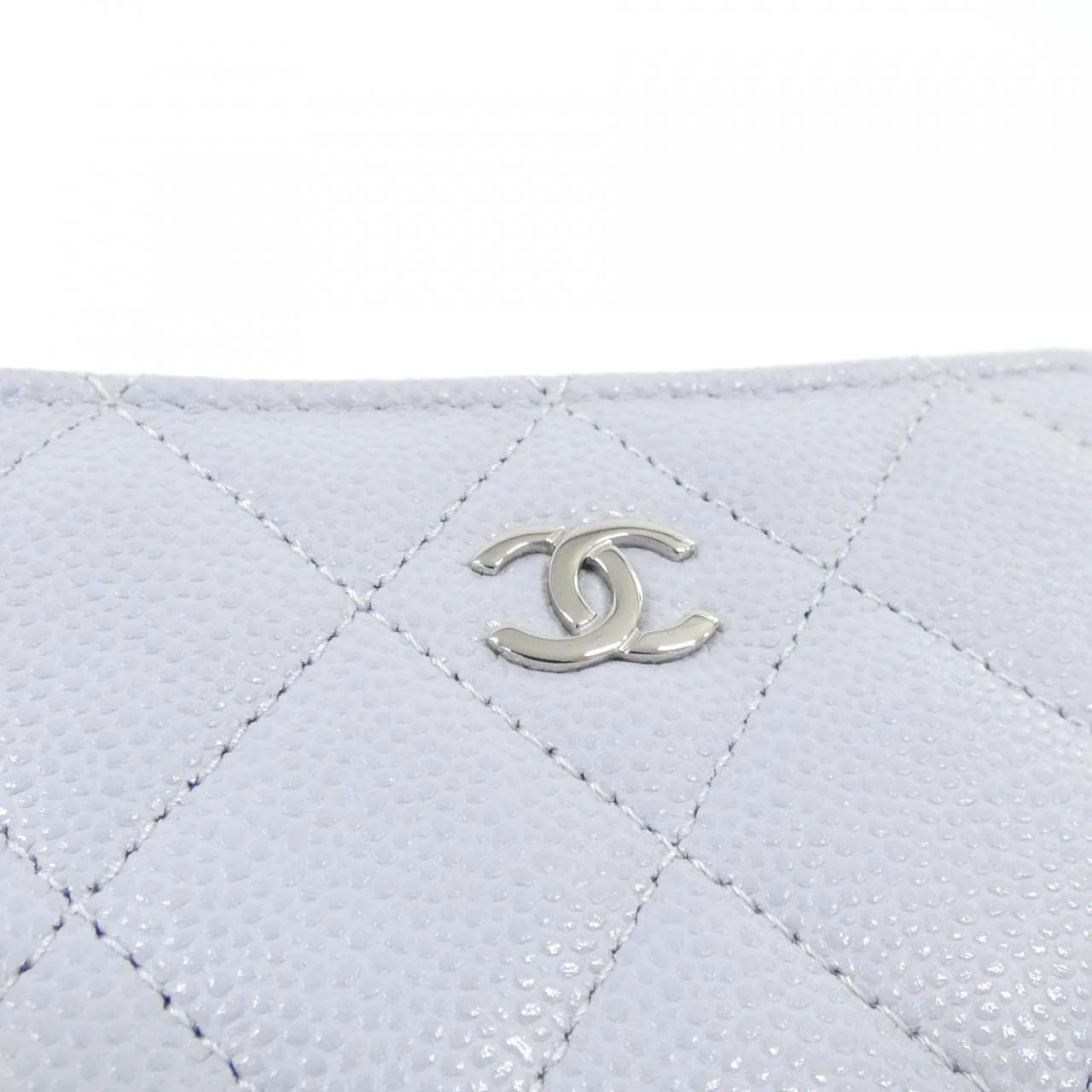CHANEL Timeless Classic AP0216 Coin Case Grained Calfskin Blue Grained Calfskin Unused - Thumbnail 4