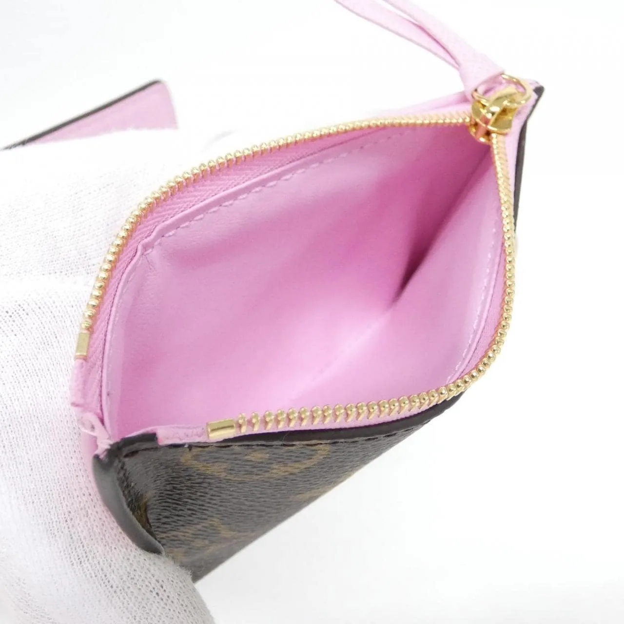 LOUIS VUITTON M80873 銀包 Monogram 黑色 Monogram 中古品A - 縮圖 5