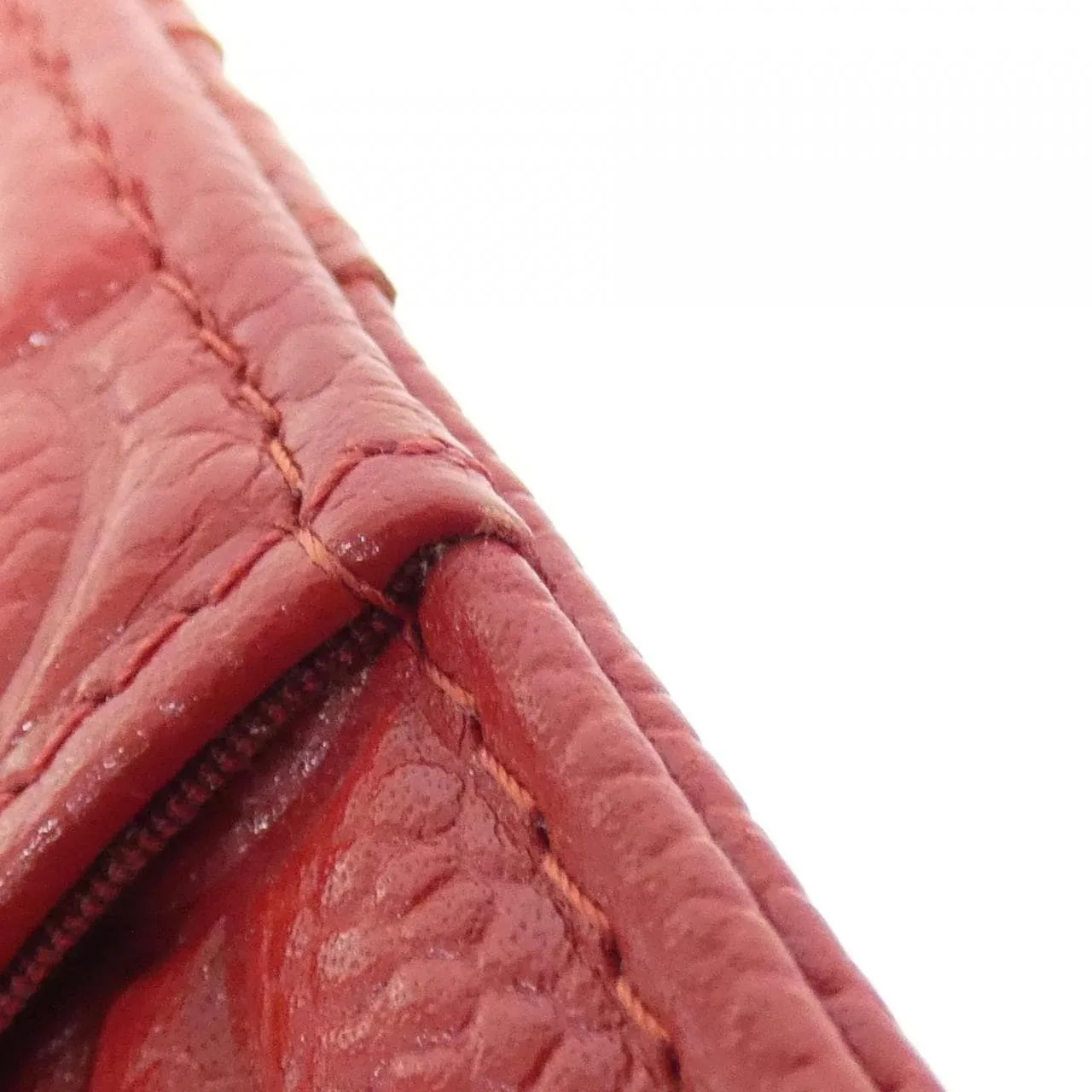 CHANEL Timeless Classic AP1253 Pouch Grained Calfskin Red Grained Calfskin Rank A - Thumbnail 3
