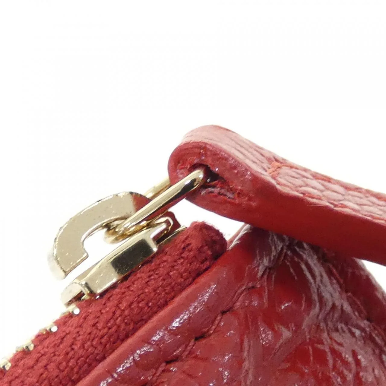 CHANEL Timeless Classic AP1253 Pouch Grained Calfskin Red Grained Calfskin Rank A - Thumbnail 6