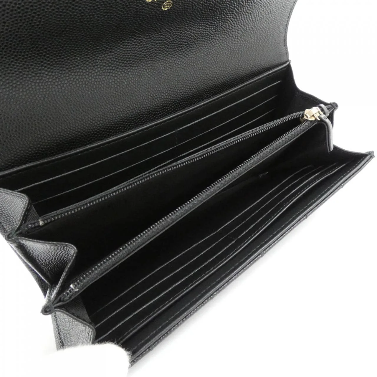 CHANEL Boy Chanel 80286 Wallet Grained Calfskin Black Grained Calfskin Rank A - Thumbnail 4