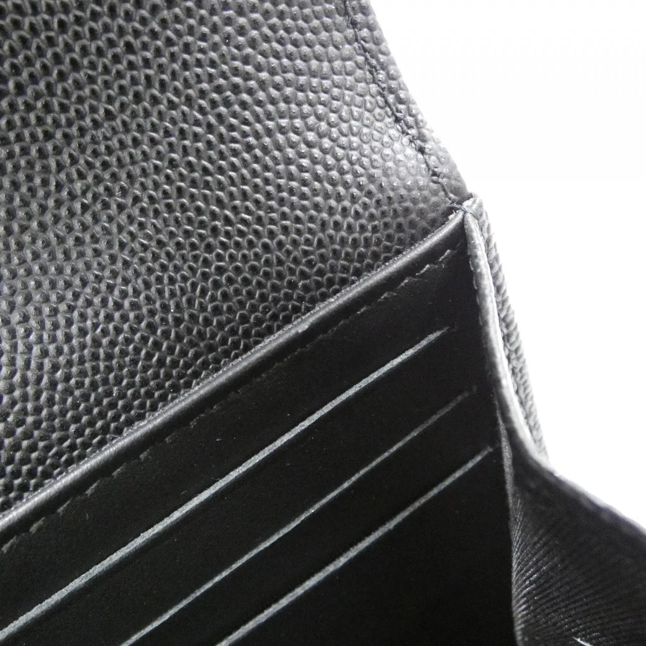 CHANEL Boy Chanel 80286 Wallet Grained Calfskin Black Grained Calfskin Rank A - Thumbnail 5