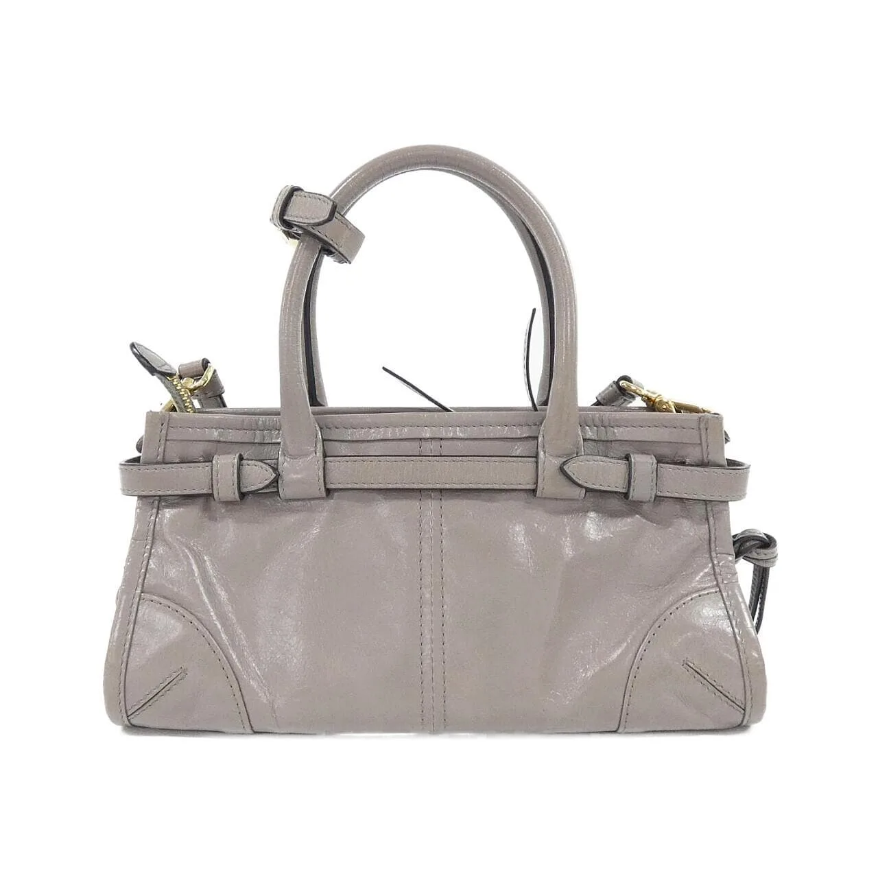 PRADA 1BA486 手提包 黑色 中古品A - 縮圖 2
