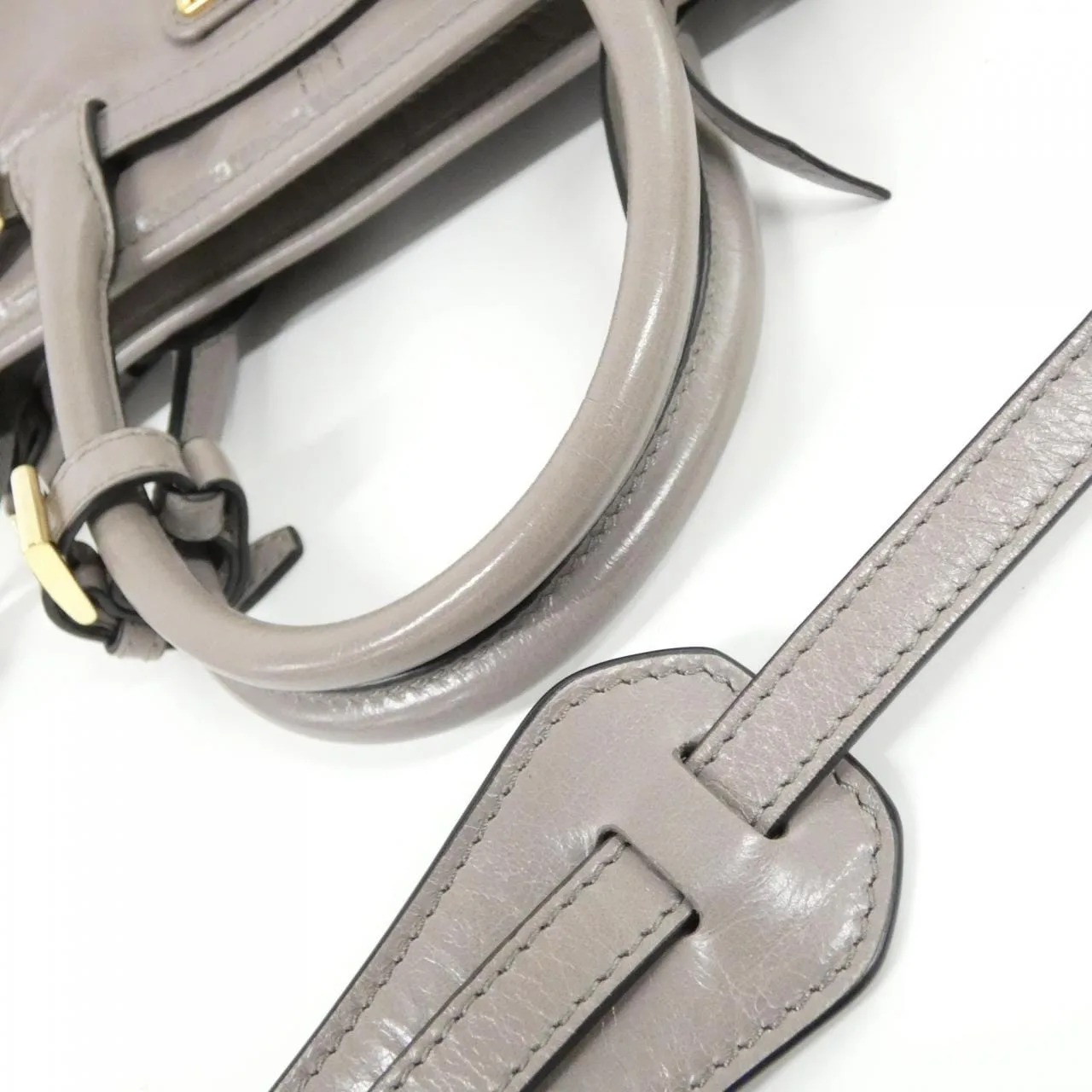 PRADA 1BA486 手提包 黑色 中古品A - 縮圖 5