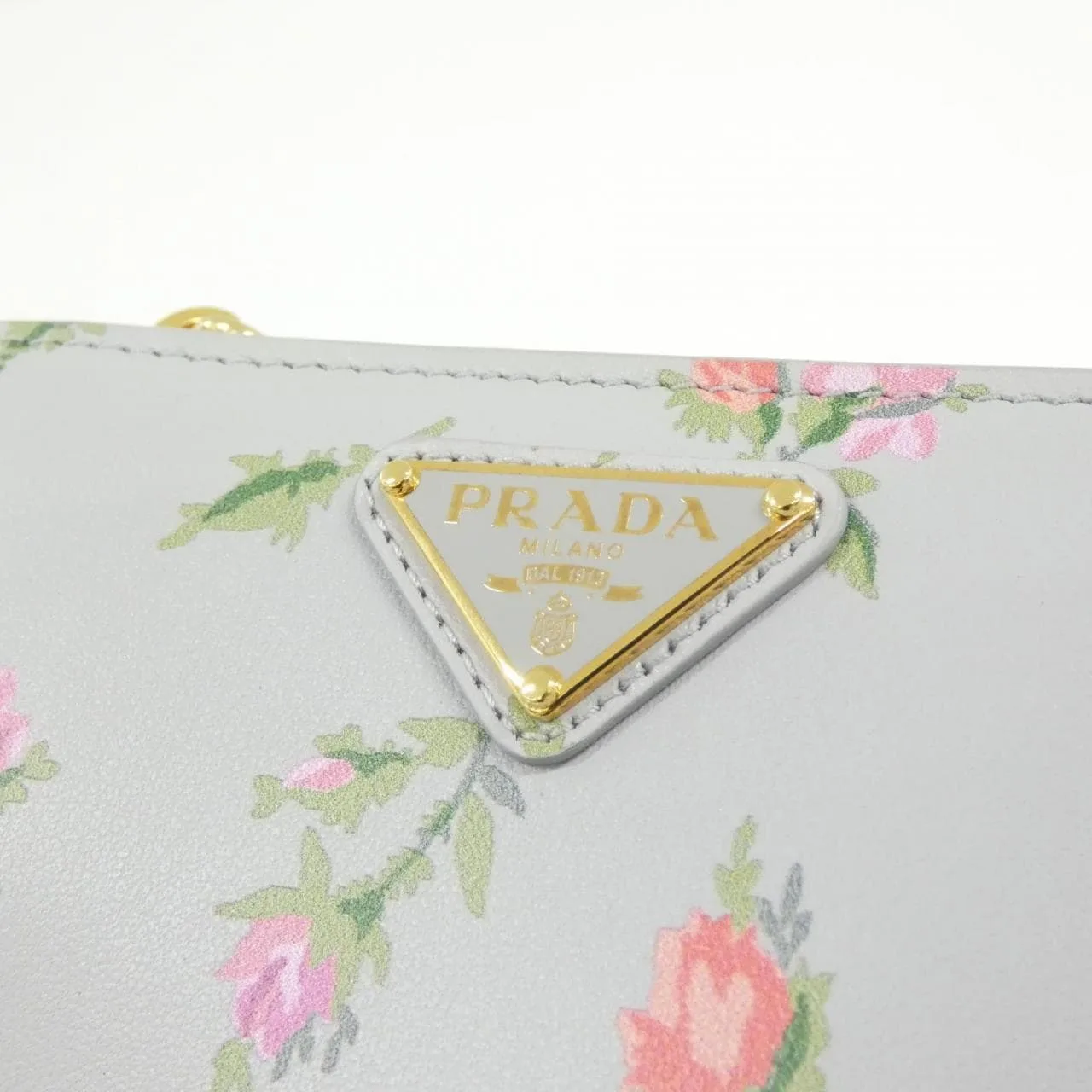 PRADA 1ML050 銀包 黑色 中古品A - 縮圖 4