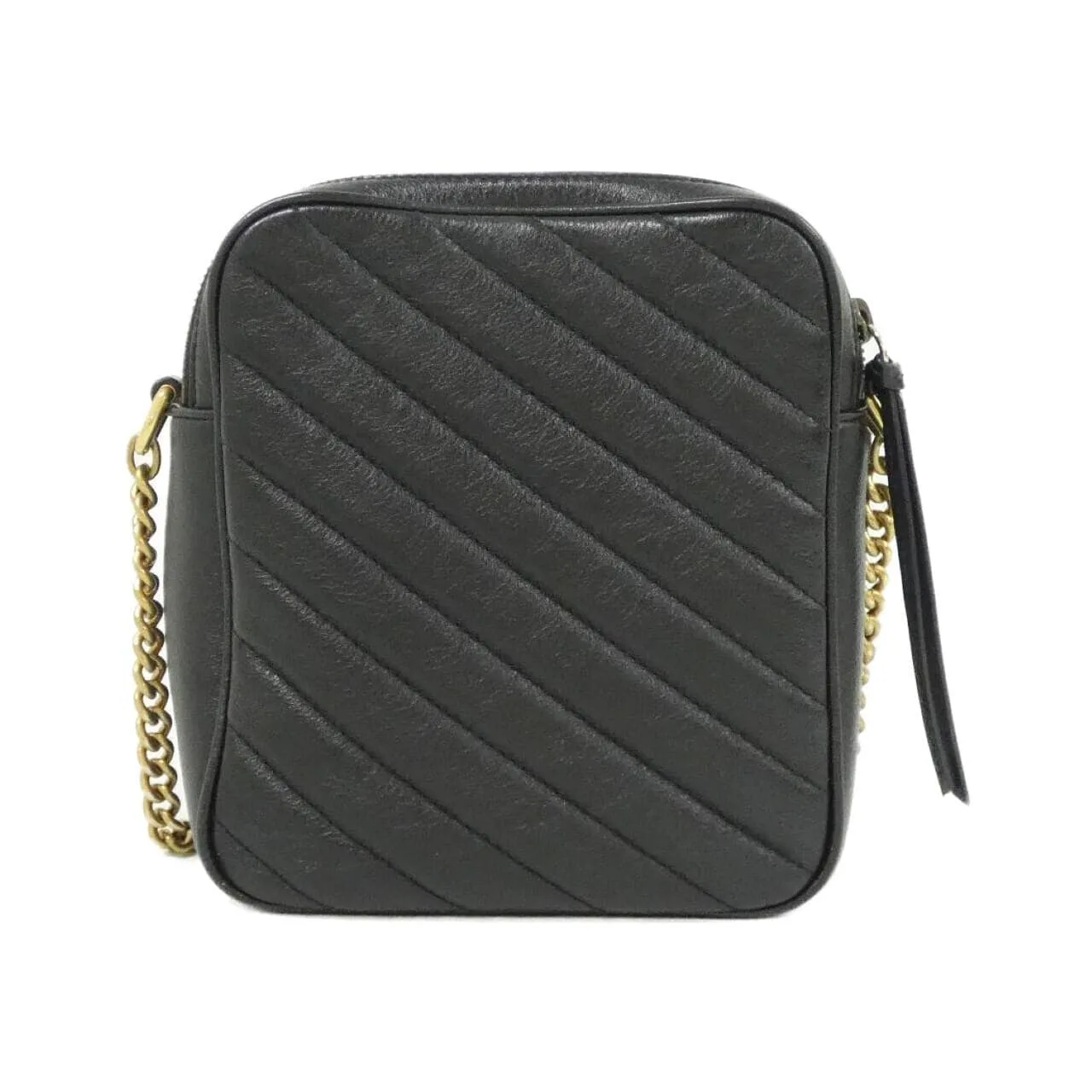 GUCCI 550155 0OLFT 肩背包 皮革 黑色 皮革 中古品A - 縮圖 2