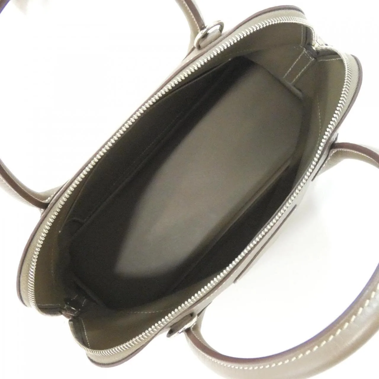 HERMES Bolide 073419CK Handbag Clemence Etoupe Clemence Leather Rank A - Thumbnail 9